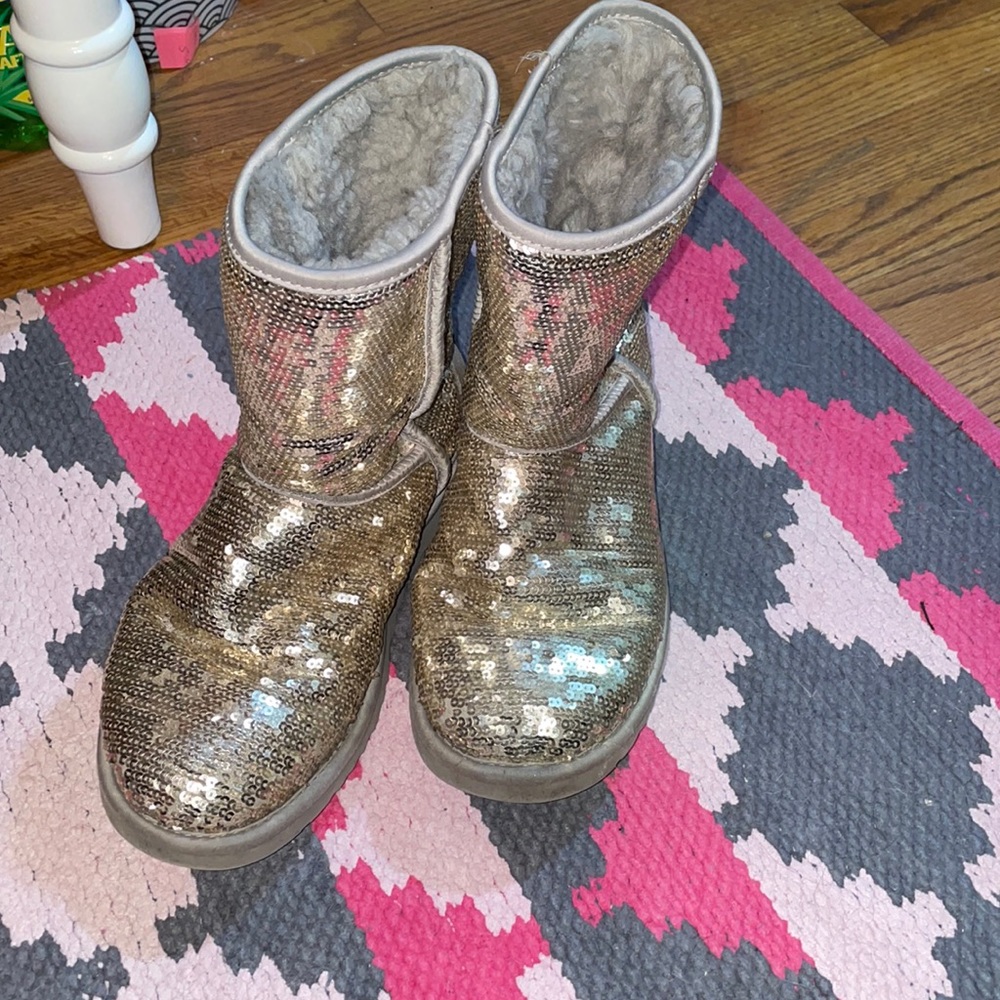 Sequin Ugg boots